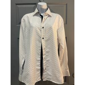 Silver Stone Men’s Modern Fit Button-Down Shirt – Size M